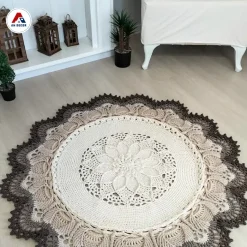 thảm macrame trải sàn phối màu (4)