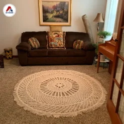 thảm macrame trải sàn phối màu (4)